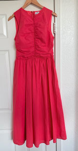 Petal + Pup Midi Sun Dress Pink / Red Size M Photo 0