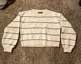 Striped Crop Sweater Multi Photo 0