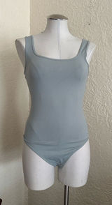 Abercrombie and Fitch Pastel Green Blue Bodysuit Medium Photo 0