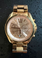 Michael Kors Bradshaw Rose Gold Chronograph Watch MK-5503 Stainless Steel Women Photo 0