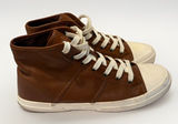 Ralph Lauren January Brown high top leather sneakers shoes size 11 Photo 0