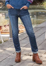 Sundance Driftwood Audrey Straight Leg Jeans Dark Denim Size 30 Photo 0