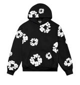 Denim Tears Black Cotton Wreath Hoodie Photo 0