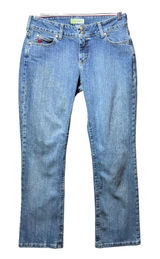 Wrangler Twenty X Jackson Womens 7/8 30 Medium Wash Slim Straight‎ Leg Jeans Photo 0