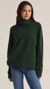Z Suppy Cyprus Green Richie Turtleneck Relaxed Fit Sweater‎ Size M Photo 0