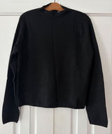 Mango MNG Black Mock Neck Long Sleeve Sweater NWT Size L 77085636 Photo 0