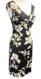 City Triangles Women's Y2K Black Floral Spring Wedding Guest Dress Small Photo 0