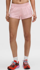 Lululemon Hotty Hot Low-Rise Lined Short 2.5 Strawberry Milkshake 8 Photo 0
