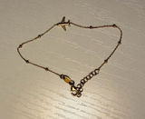 Gold Airplane Charm Delicate Bracelet - Women Jewelry Photo 0