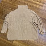 American Eagle Oversized Knit Turtleneck Sweater Womens Size XL Rolled Cuffs Photo 0