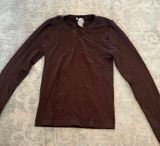 Brown Aritzia Long Sleeve Photo 0