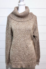 Ralph Lauren Casual Tan Cowl Neck Sweater Size M Photo 0