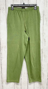 Vintage Onque‎ Casuals Pants Women Small Green Elastic Waist Drawstring Joggers Photo 0