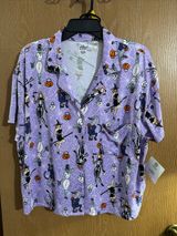 Way to Celebrate Halloween Retro Pinup Witch Pajamas Size Large NWT Photo 0
