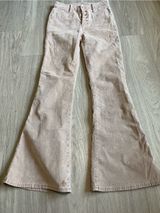 American Eagle Outfitters Women's Light Beige Boot Cut Jeans Photo 0