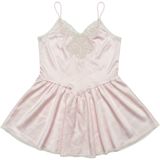 Victoria's Secret Babydoll Nightgown Womens Small Pink Lace Gold Label Vintage Photo 0