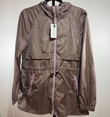 Noize Shiloh Mauve Windbreaker Rain Utility Jacket Pink Trim Size Small S Photo 0
