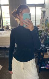 Mock Neck Long Sleeve Photo 0