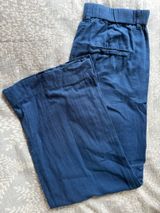 Abercrombie Linen-Blend Tailored Wide Leg Pant Photo 0
