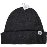 American Eagle Outfitters Mens Womens Black Speckled Knit Beanie Hat‎ One Size Photo 0