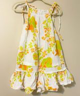 Free People floral print babydoll dress with ruffle hem Photo 0