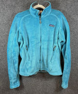 Patagonia R2 Fleece Jacket Womens M Blue Full Zip Regulator Polartec Outdoors Photo 0