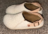 White Fuzzy Clog Birkenstock Photo 0