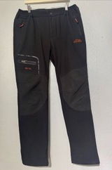 OutdoorSport Wei-Tex Fleece Lined Softshell Ski Hiking Pants Large L Photo 0