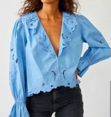 Free People Maisie Cutwork Top in rainy season Photo 0