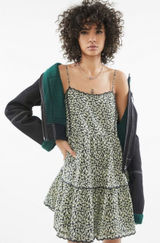 Urban Outfitters Hanna Scalloped Floral Dress Women’s XS Photo 0
