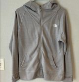 The North Face Size Large Women’s Full Zip Grey Hoodie Photo 0