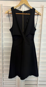 Express Little Black Dress With Cutouts Size 6 Photo 0