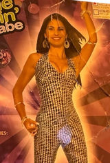 Vintage Boogie Dancin' Babe Halloween Costume Jumpsuit Photo 0