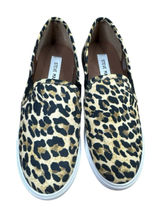 Steve Madden Safary Leopard Print Slip On Sneakers Animal Print Shoes Size 6.5 Photo 0