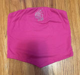 Forever 21 Crop pink tube top with design Photo 0