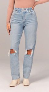Abercrombie Curve Love High-Rise Straight Photo 0