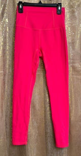 Free People Movement Never Better Coral Pink Leggings Electric Sunset‎ XS Photo 0