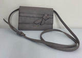 NWOT Nine West light gray buckle strap crossbody accordion magnetic purse‎ bag Photo 0