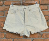 PacSun Womens 26 Shorts Cream Corduroy‎ Butterfly High Rise Vintage Style Cotton Photo 0