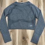 TLF React Seamless Long Sleeve Athletic Shirt Charcoal Heather Women’s XL Photo 0