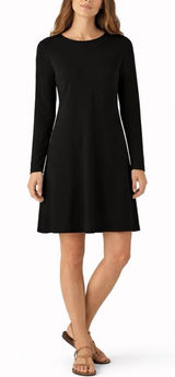 Patagonia organic cotton black long sleeve dress size m Photo 0