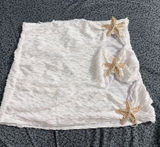 White Shein Skirt gold starfish Photo 0