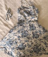 Floral Polo Ralph Lauren Teen Dress with hair tie Photo 0