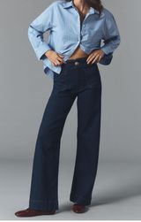 Maeve Colette High Rise Wide Leg Jeans Photo 0