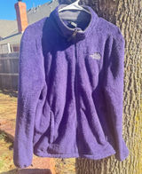 The North Face 2010 Purple Fleece Jacket Full Zip Women's Oldstock Photo 0