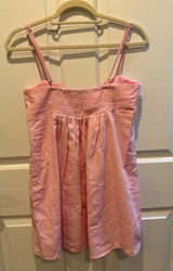 Blue Blush Pink Palm Tree Dress Photo 0