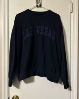 NY popular Las Vegas blue crewneck sweatshirt large Photo 0