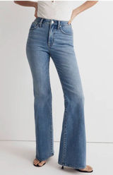 Madewell Flare Jeans perfect vintage womens Blue (size 26) minimalist casual Photo 0