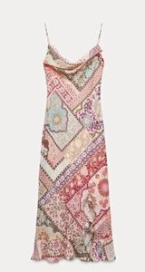 ZARA Patchwork Dress Photo 0