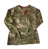 Camo Long Sleeve Henley Shirt 🔥 Photo 0